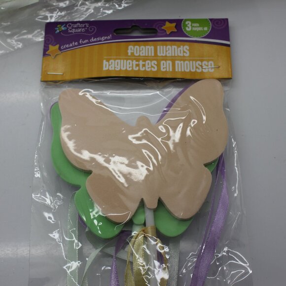 Crafters Square (Foam Wands Only) 5 Packs Of 3 Party Favors Create Fun Designs - Picture 3 of 8